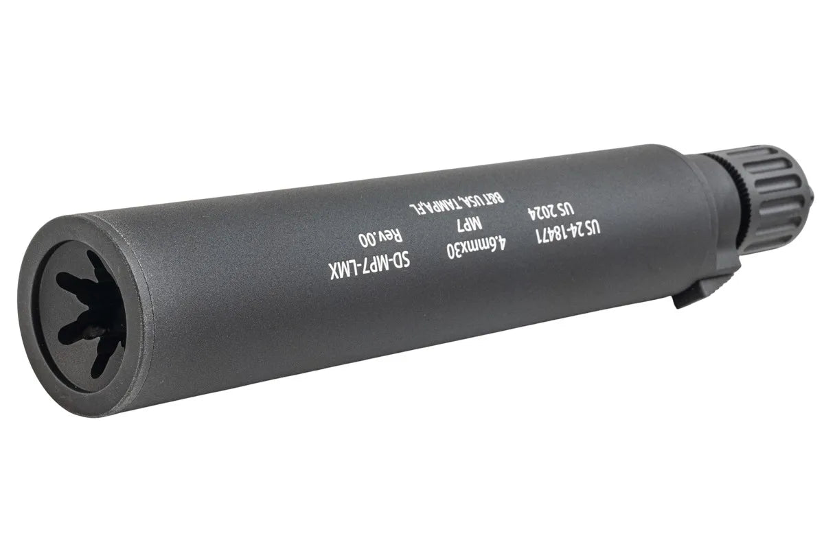 Airsoft Artisan Tokyo Marui / WE MP7 GBB Series QD Silencer - Black