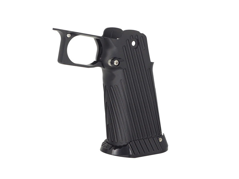 [5KU] CNC Aluminum Grip Type.2 [For Marui Hi-Capa GBB Airsoft Series][BLK]