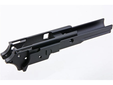 [5KU][Upgraded] 3.9inch CNC Aluminium Middle Frame[W/ Railed][Tokyo Marui HI-CAPA 5.1 GBB Series][No Marking][BLK]