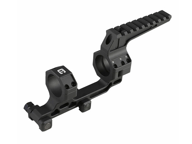 [Airsoft Artisan] Bo Style 1.7" Height 30mm Modular Mount w/ One accessory Ring Cap [BLK]