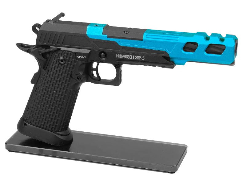 [Novritsch] SSP5 GBB Custom CNC Front Slide V1 [6 inch][Light Blue]