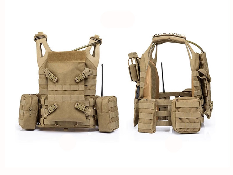 [Yakeda] MOLLE Tactical Vest [Brown]