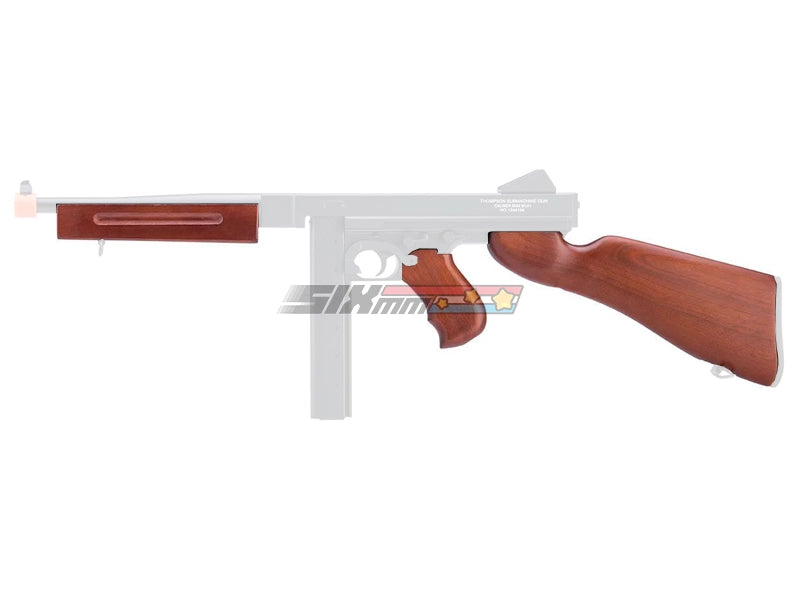 [MadDog] Thompson M1A1 Real Wooden kit Set[For Tokyo Marui M1A1 AEG Series][Type II]