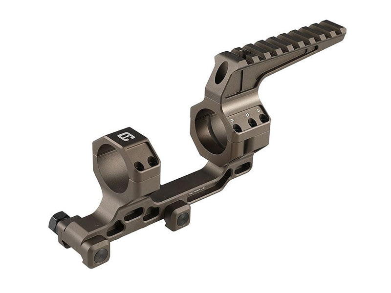 [Airsoft Artisan] Bo Style 1.7" Height 30mm Modular Mount w/ One accessory Ring Cap [DE]