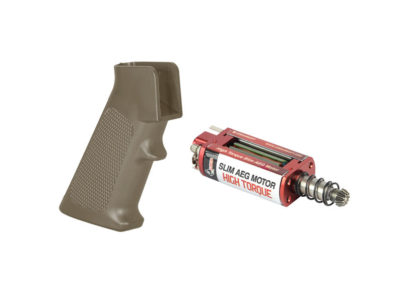 [ARES] M4 Slim Pistol Grip + High Torque Slim AEG Motor [DE]