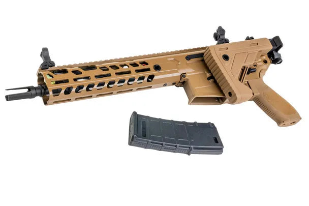 E&C MCX Virtus Airsoft AEG Rifle (10.5 inch) - FDE