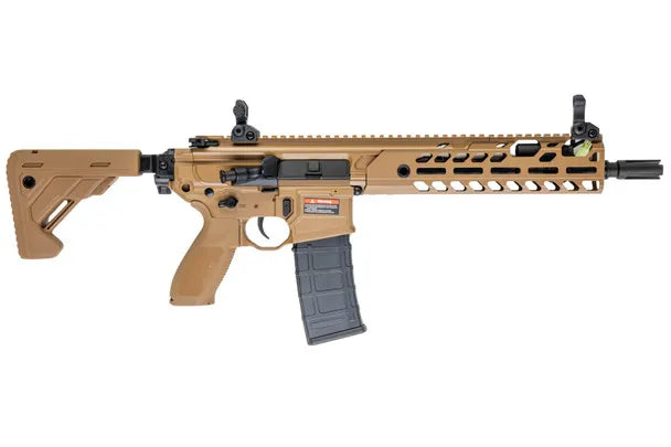 E&C MCX Virtus Airsoft AEG Rifle (10.5 inch) - FDE
