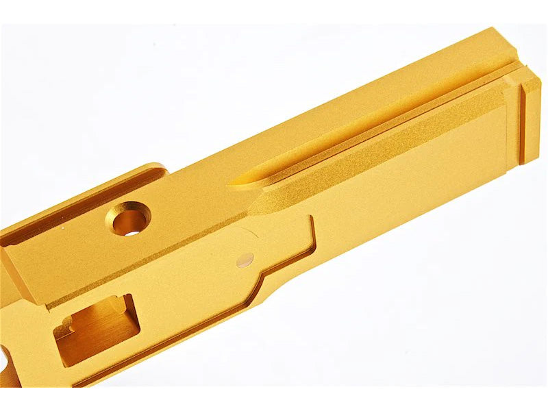 [5KU][Upgraded] 3.9inch CNC Aluminium Middle Frame[W/ Railed][Tokyo Marui HI-CAPA 5.1 GBB Series][No Marking][GLD]