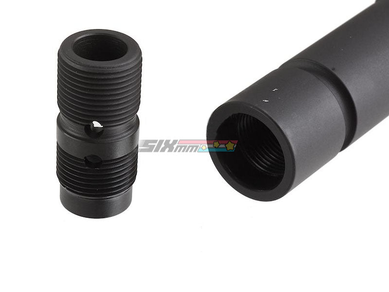 [Z-Parts] 10 inch CNC Steel Outer Barrel[-14mm CCW][For Umarex 416 GBB Series]