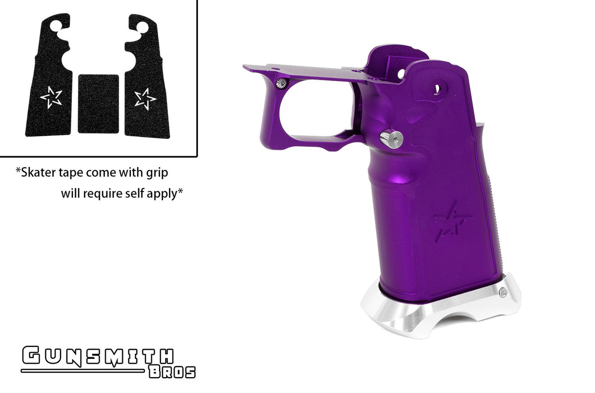 Gunsmith Bros STACCATO Tape Aluminum Grip for Marui Hi-Capa