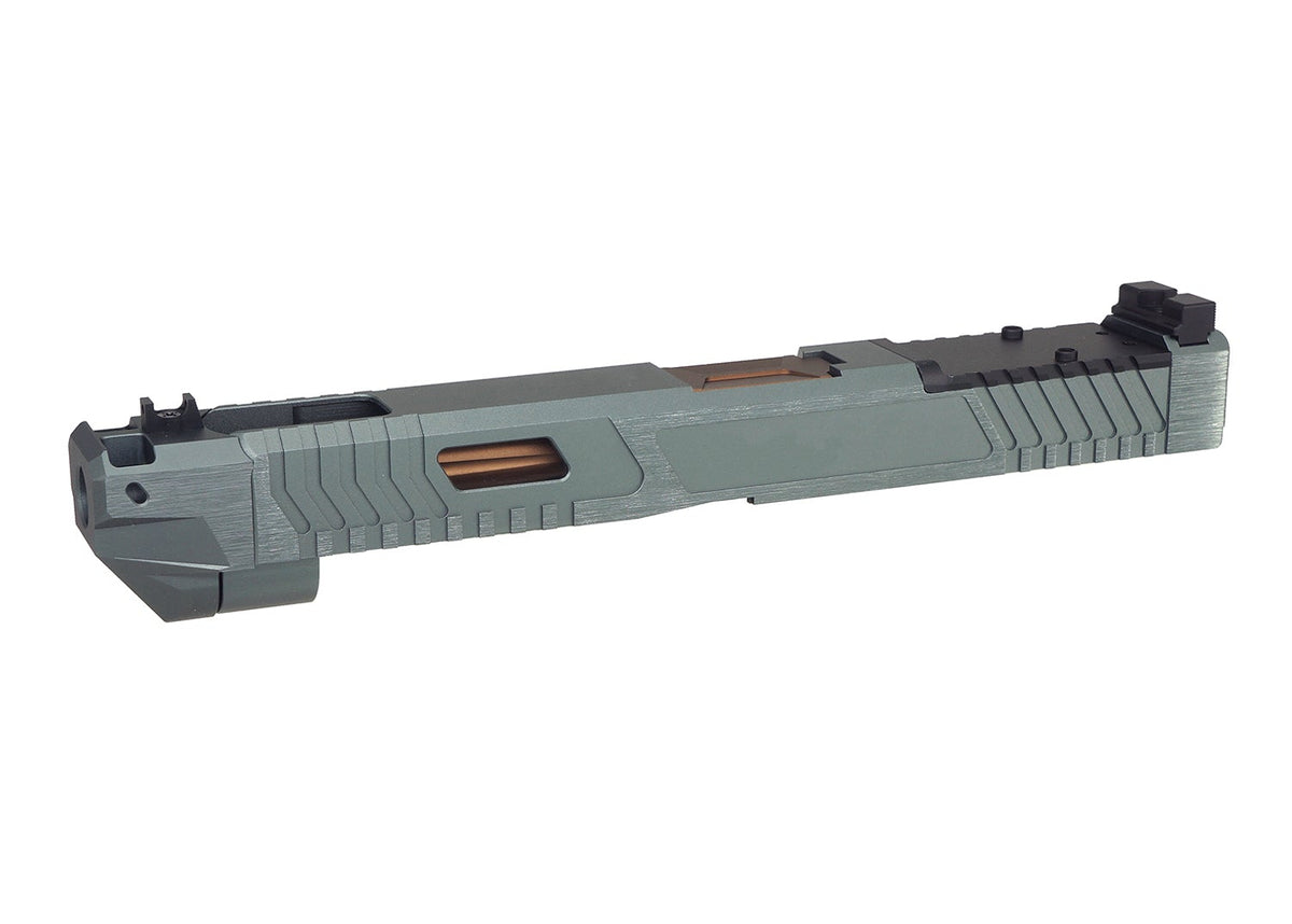 5KU CNC Combat Master Ballerina Slide for Marui G17 Gen.5 MOS Grey