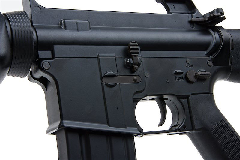 CYMA M16A1 Vietnam Airsoft M4 AEG Rifle Black Metal