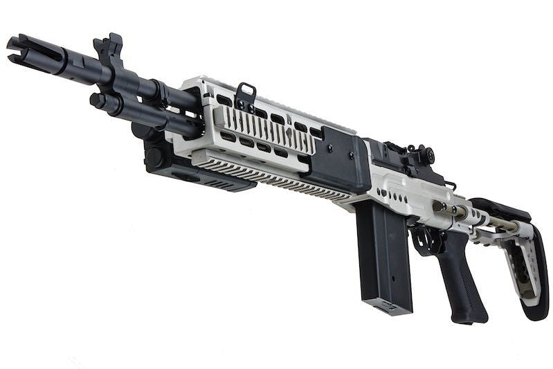 CYMA M14 EBR AEG Enhanced Battle Rifle Silver Metal