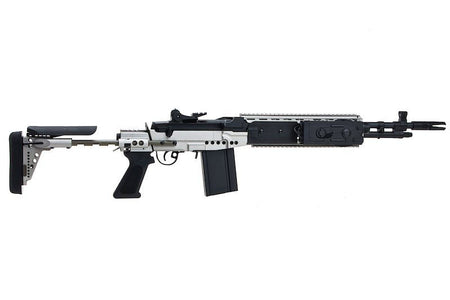 CYMA M14 EBR AEG Enhanced Battle Rifle Silver Metal