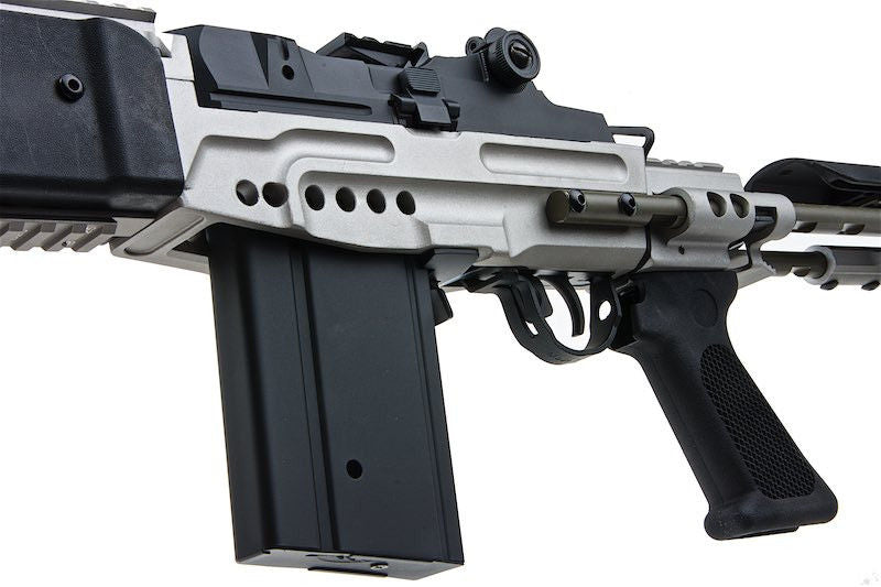CYMA M14 EBR AEG Enhanced Battle Rifle Silver Metal