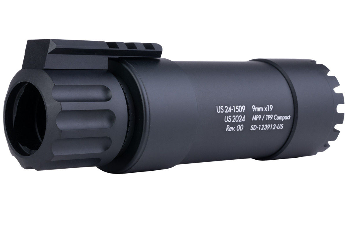Angry Gun KWA MP9 / KSC TP9 Compact Suppressor Dummy Black