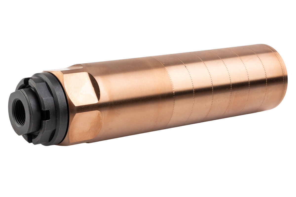 Airsoft Artisan REX Style Dummy Silencer Aluminium 14mm CCW