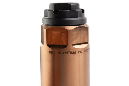 Airsoft Artisan REX Style Dummy Silencer Aluminium 14mm CCW