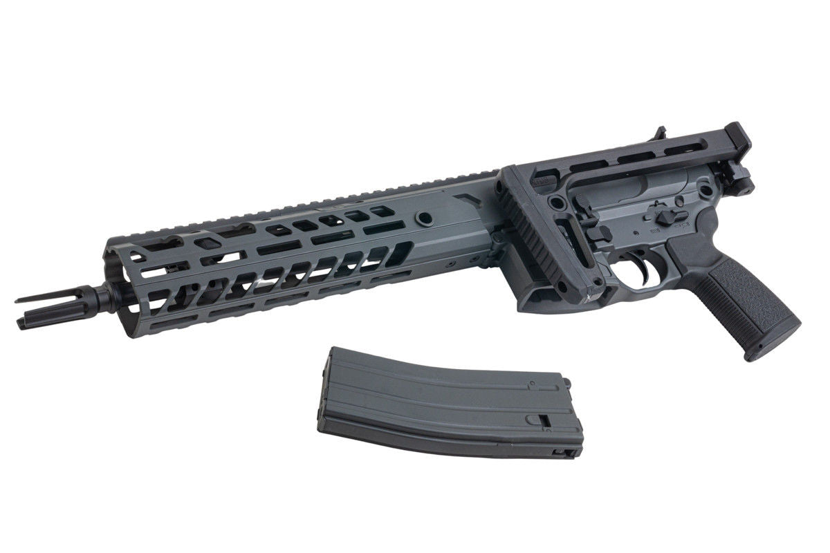 Salvo Precision MCX Virtus 5.56 GBB Airsoft Rifle 11.5 Inch Grey Stainless Steel Bolt