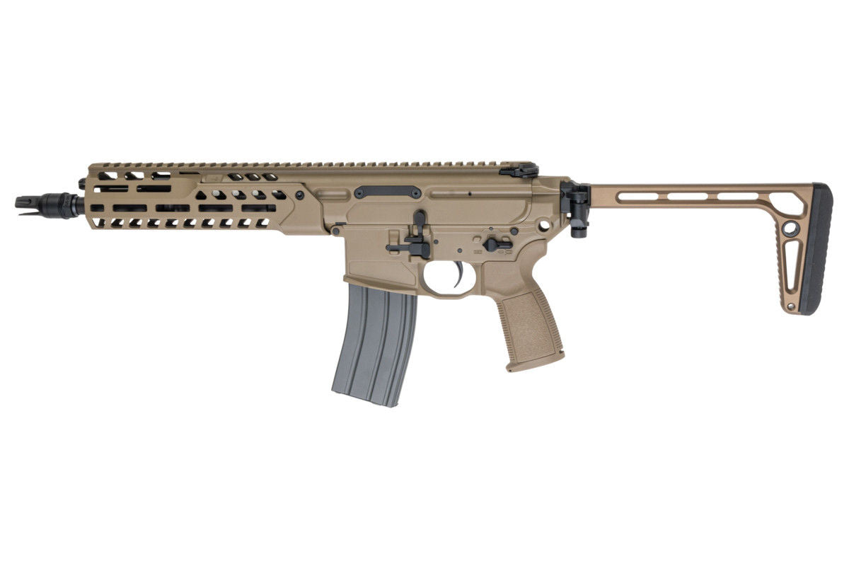 Salvo Precision SCX Spear LT CSAW 5.56 GBB Airsoft Rifle - 10.5 Inch DE (Stainless Steel Bolt)
