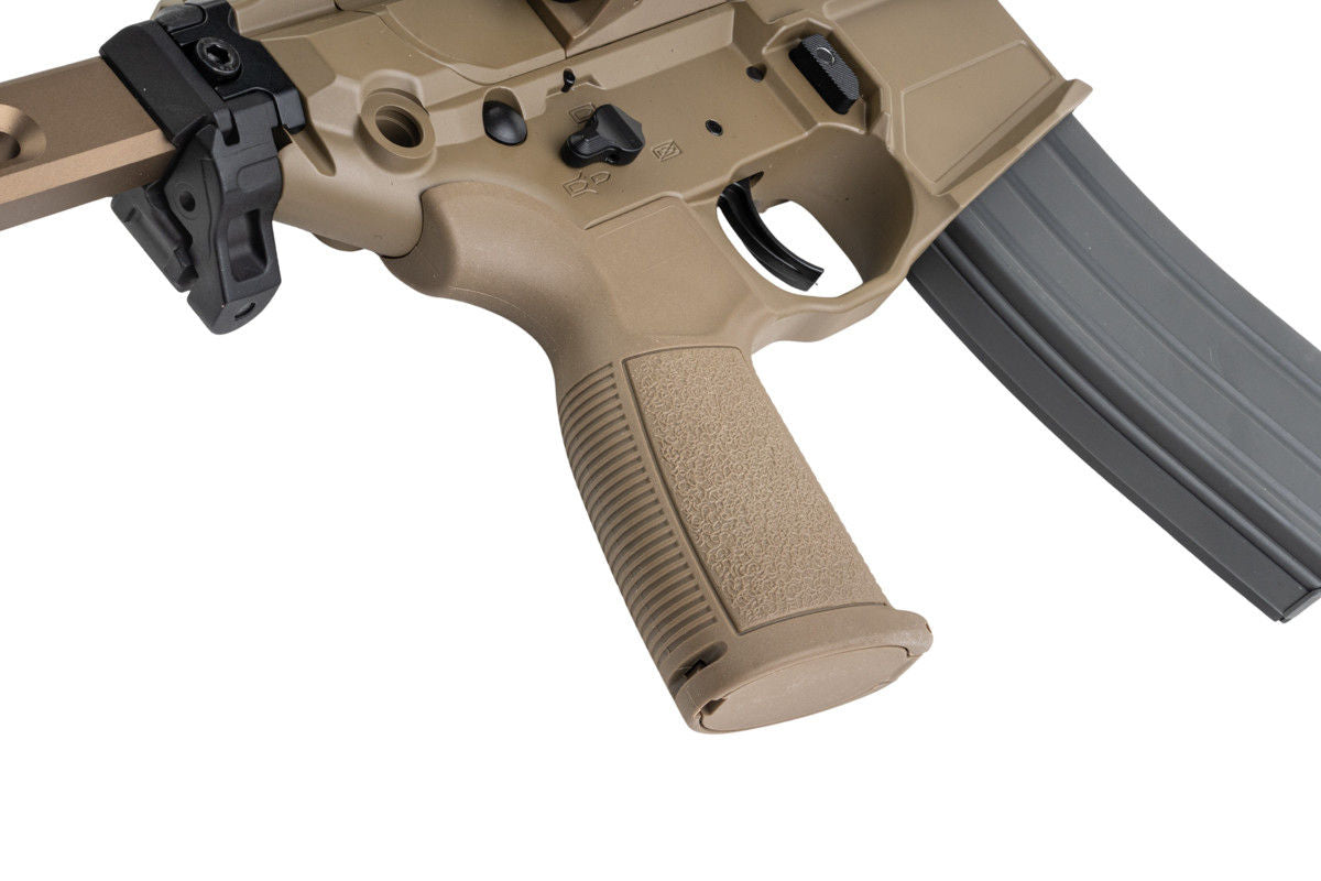 Salvo Precision SCX Spear LT CSAW 5.56 GBB Airsoft Rifle - 10.5 Inch DE (Stainless Steel Bolt)