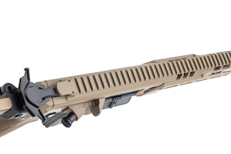 Salvo Precision SCX Spear LT CSAW 5.56 GBB Airsoft Rifle - 10.5 Inch DE (Stainless Steel Bolt)