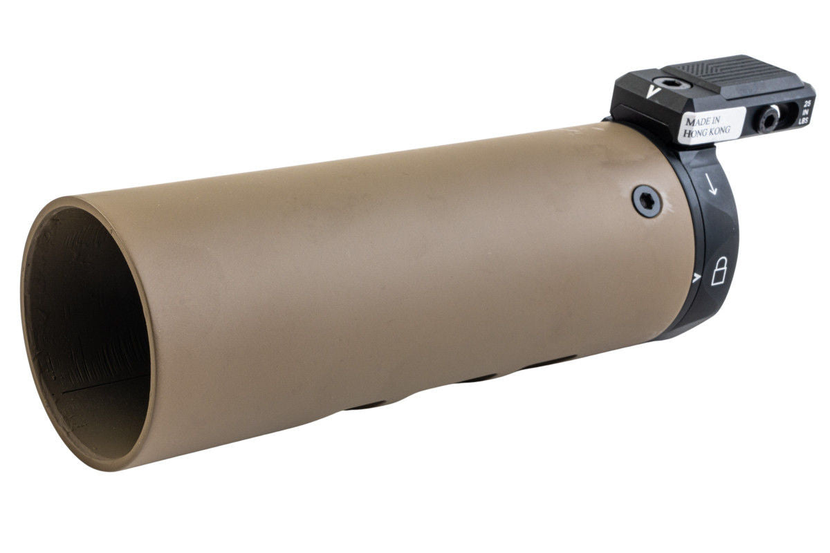 Angry Gun U-RAC 6.5 inch Carbon Front Shield Cerakote FDE
