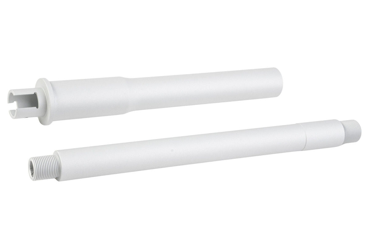 Airsoft Artisan Recce Style Outer Barrel for TM MWS M4 GBB 38.1cm Silver