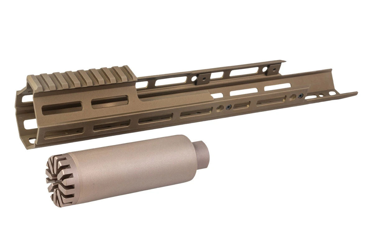 Airsoft Artisan Long M-Lok Handguard Rail for WE / VFC SCAR GBB & AEG DDC