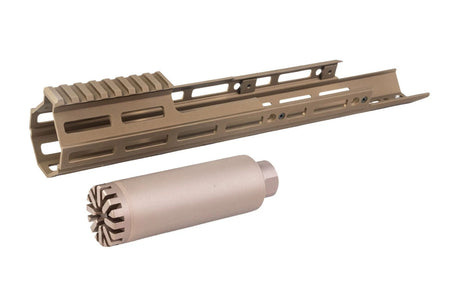 Airsoft Artisan Long M-Lok Handguard Rail for Tokyo Marui / Guns Modify SCAR L GBB DDC