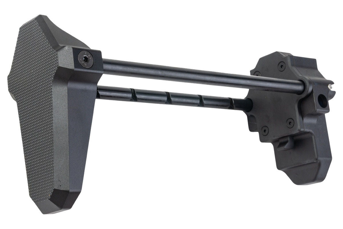 Airsoft Artisan 6 Position Retractable Stock for WE / VFC SCAR GBB & AEG Black