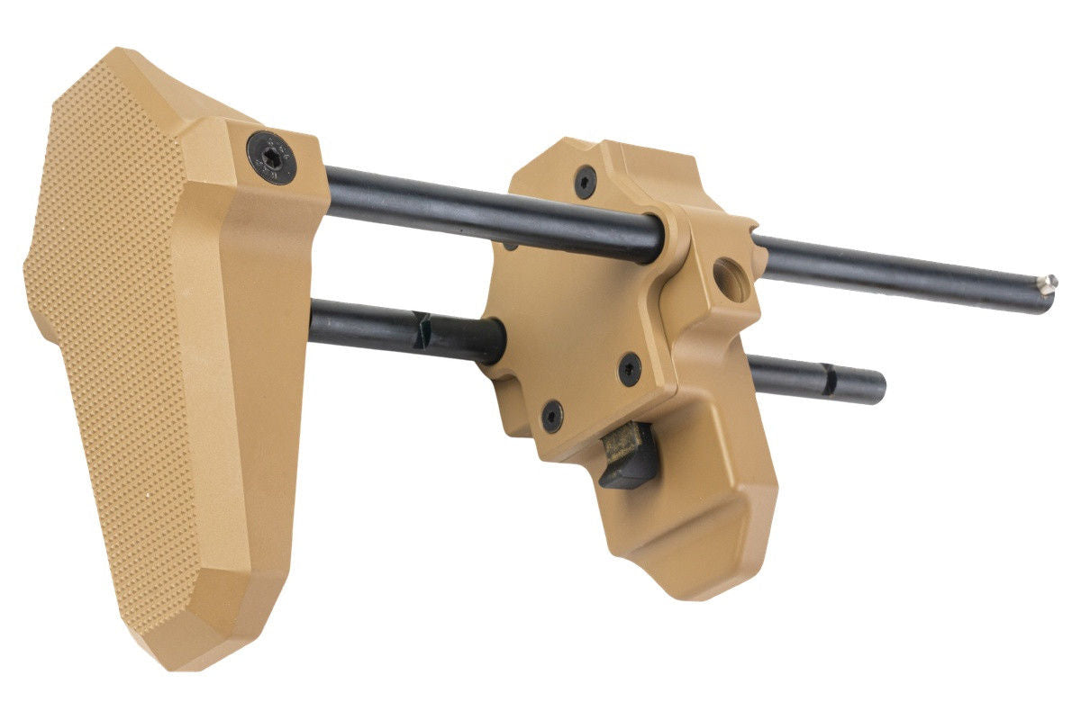 Airsoft Artisan 6 Position Retractable Stock for Guns Modify SCAR L GBB DE