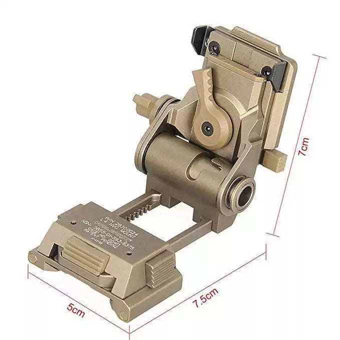 Wilcox L4 G24 Metal Helmet Mount with OPS NVG Shroud for Tactical Helmets