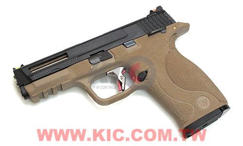 WE Force Series Big Bird M&P STD GBB Airsoft Pistol T4 B