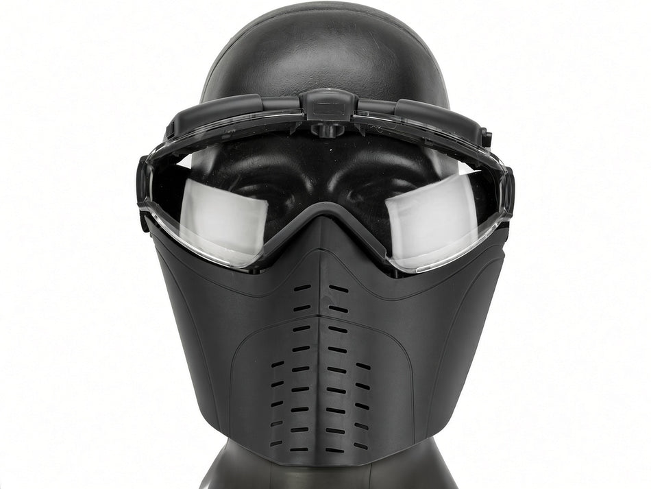 [Idiot Tailor ]Pro-Goggle Airsoft Full Face Mask w/ Integrated Fan