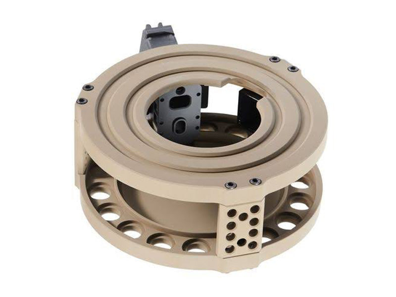 [ITP] SAIGA Shotgun Drum Magazine Kit[For Tokyo Marui TM SAIGA 12K / SBS GBB Series][FDE]