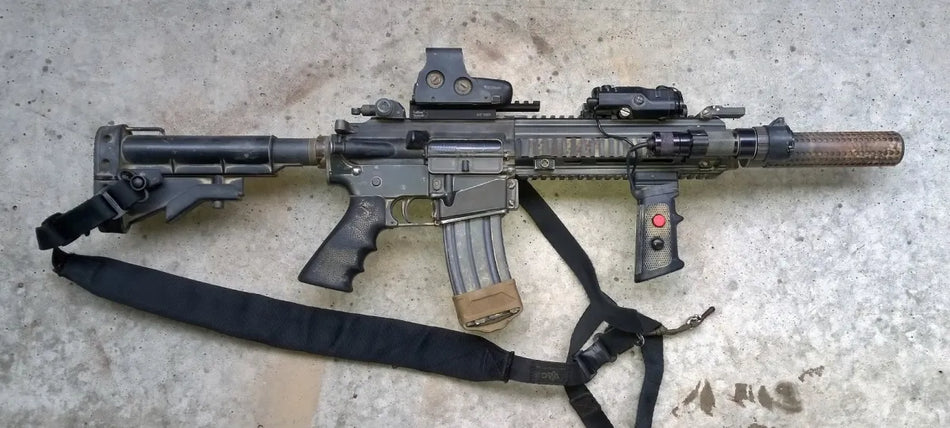 [MadDog] 2 in 1 Old School Delta Force CAG Gangster Grip[BLK]