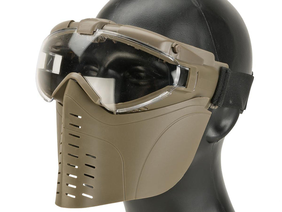 [Idiot Tailor ]Pro-Goggle Airsoft Full Face Mask w/ Integrated Fan