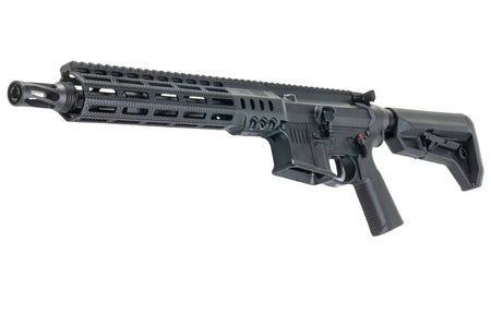 Lancer Tactical SOLGW Licensed MK1 CAR 11.5inch 5.56 MWS GBB Airsoft (by Toxicant) - Black (#TAAS)
