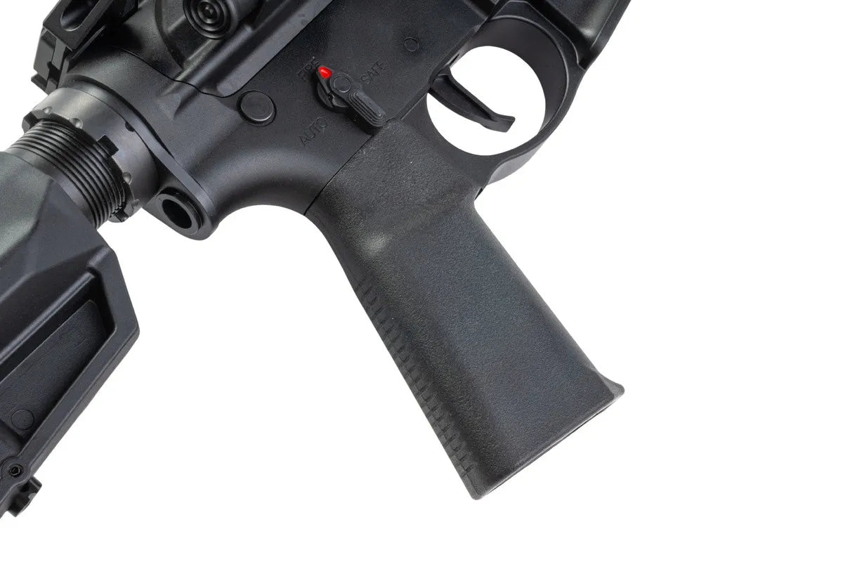 Lancer Tactical SOLGW Licensed MK1 CAR 11.5inch 5.56 MWS GBB Airsoft (by Toxicant) - Black (#TAAS)