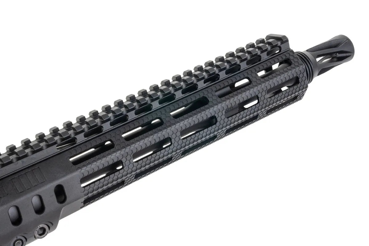 Lancer Tactical SOLGW Licensed MK1 CAR 11.5inch 5.56 MWS GBB Airsoft (by Toxicant) - Black (#TAAS)