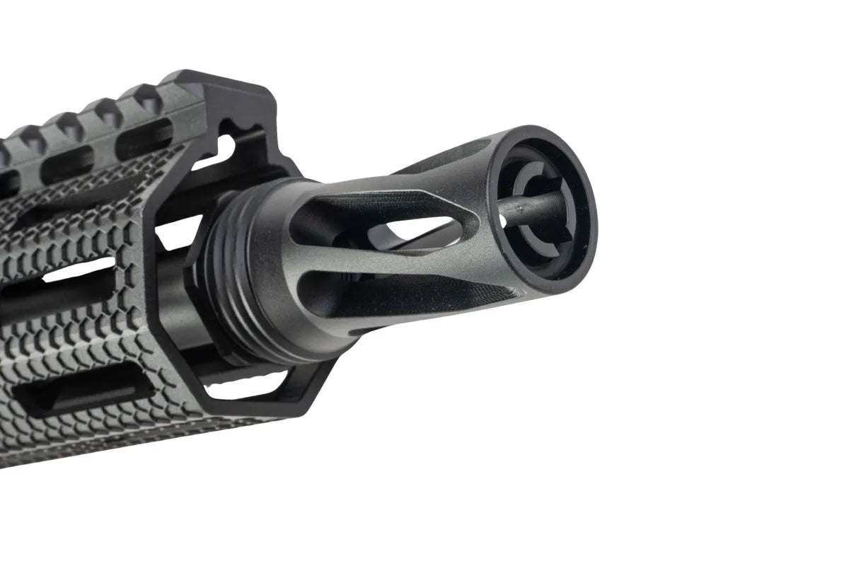 Lancer Tactical SOLGW Licensed MK1 CAR 11.5inch 5.56 MWS GBB Airsoft (by Toxicant) - Black (#TAAS)