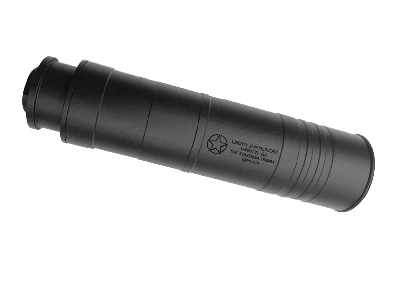 [mm] LS Style Soverign 7.62mm Silencer W/ Flash Hider[Lite Ver.][BLK]