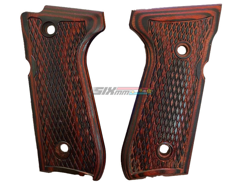 [mm] Rose Wood M9 Wooden Grip Cover[ Tokyo Marui / WE-Tech M9 GBB Series]