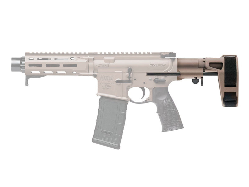 [MadDog] SB Retractable PDW Brace Stock[For Tokyo Marui M4 AEG Series][FDE]