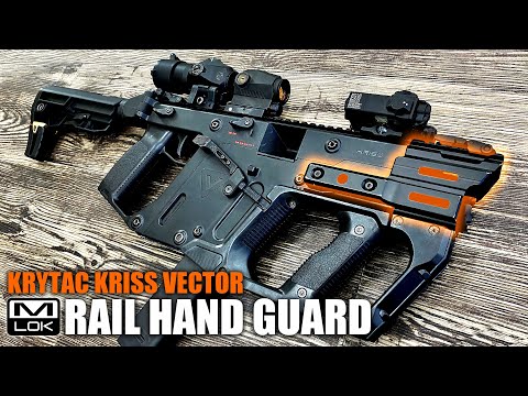 Nitro.Vo Krytac Kriss Vector AEG & GBB M-LOK Rail Handguard (XS) - Black