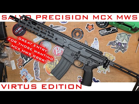 Salvo Precision MWS MCX Virtus 5.56 GBB Airsoft Rifle 29.2cm DE