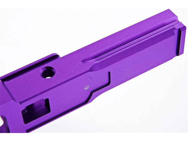 [5KU][Upgraded] 3.9inch CNC Aluminium Middle Frame[W/ Railed][Tokyo Marui HI-CAPA 5.1 GBB Series][No Marking][PUR]