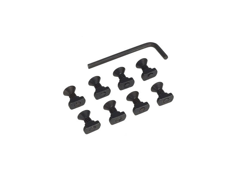 [Double Bell] M-Lok Enhanced Polymer 20mm Rail Section Set[BROWN]