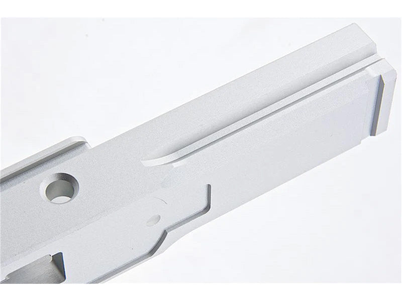 [5KU][Upgraded] 3.9inch CNC Aluminium Middle Frame[W/ Railed][Tokyo Marui HI-CAPA 5.1 GBB Series][No Marking][SV]